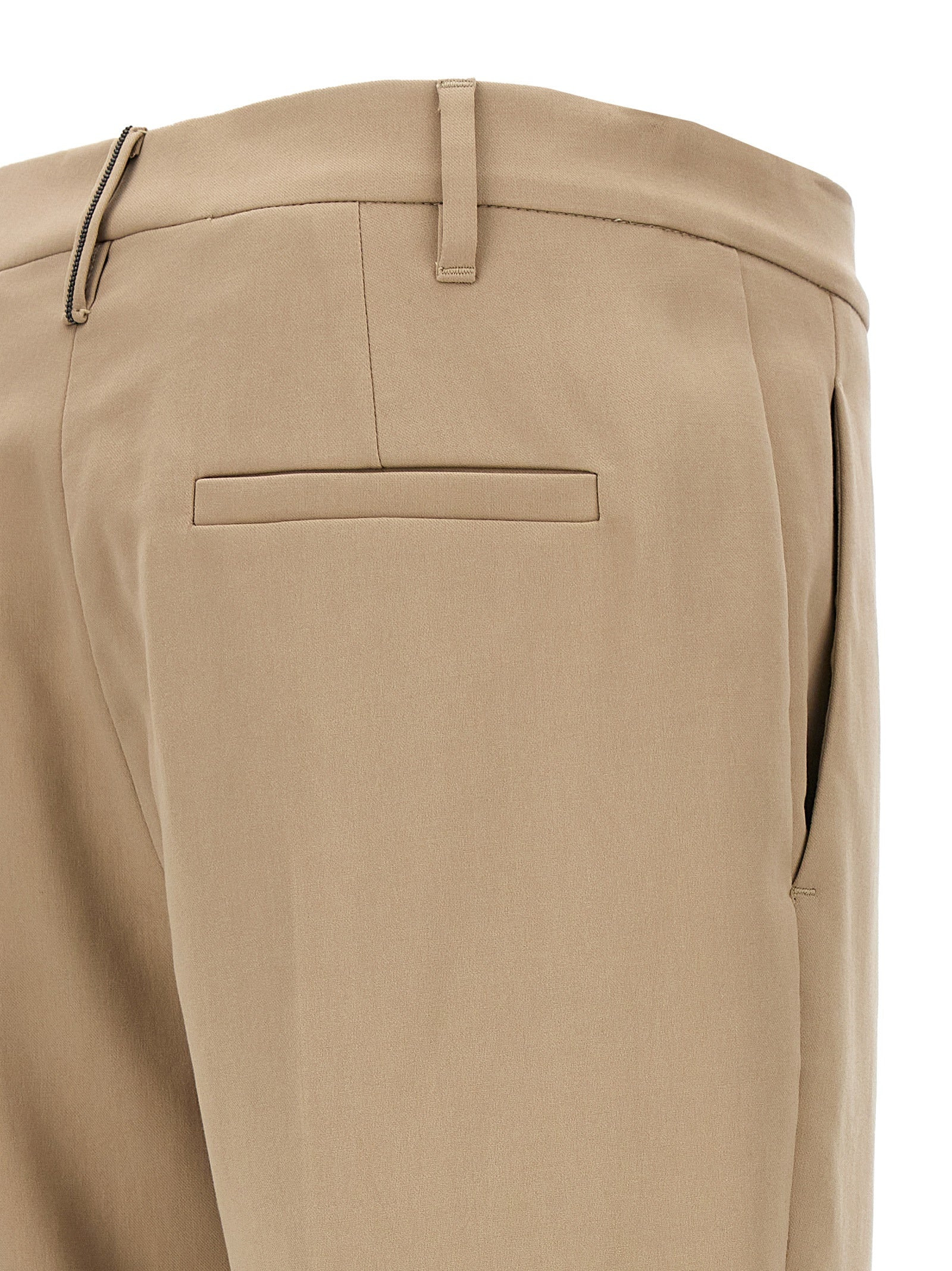 Cigarette Pants Beige - 4