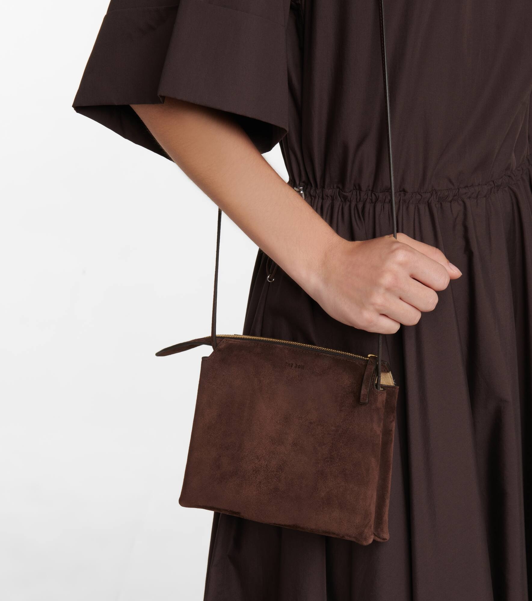 Nu Mini Twin suede crossbody bag - 2