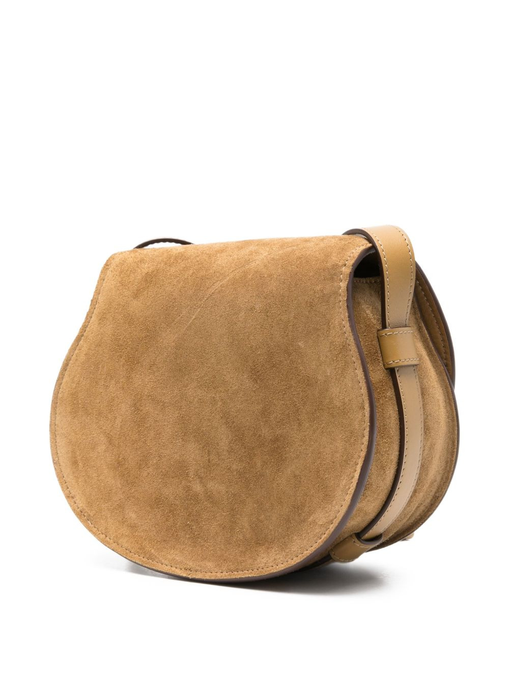 Marcie saddle suede crossbody bag - 3