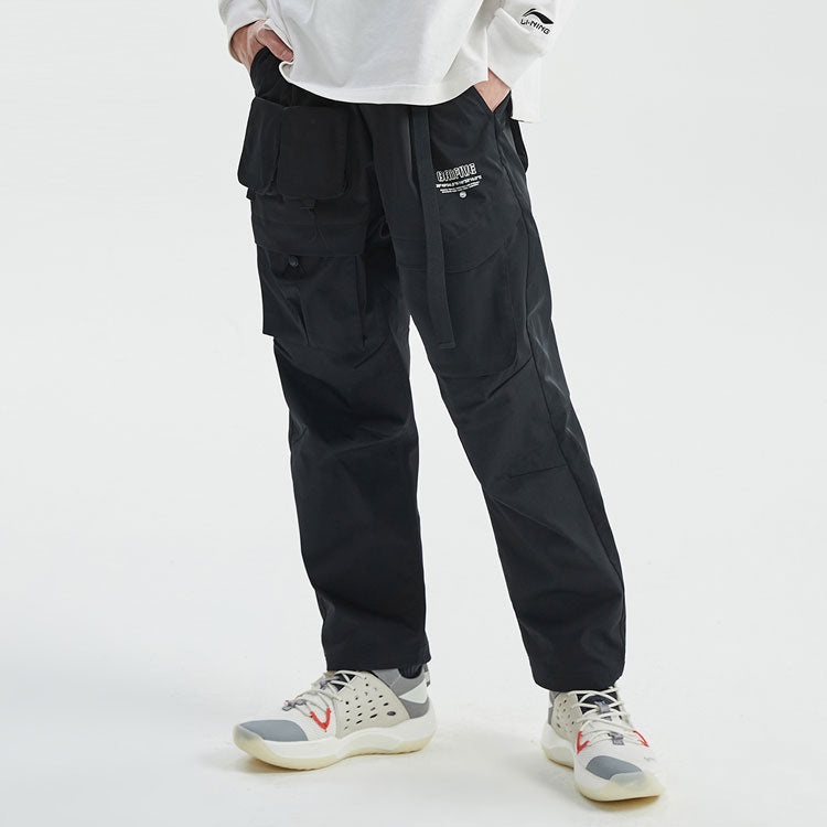 Li-Ning BadFive Loose Cargo Pants 'Black' AKXR071-2 - 3