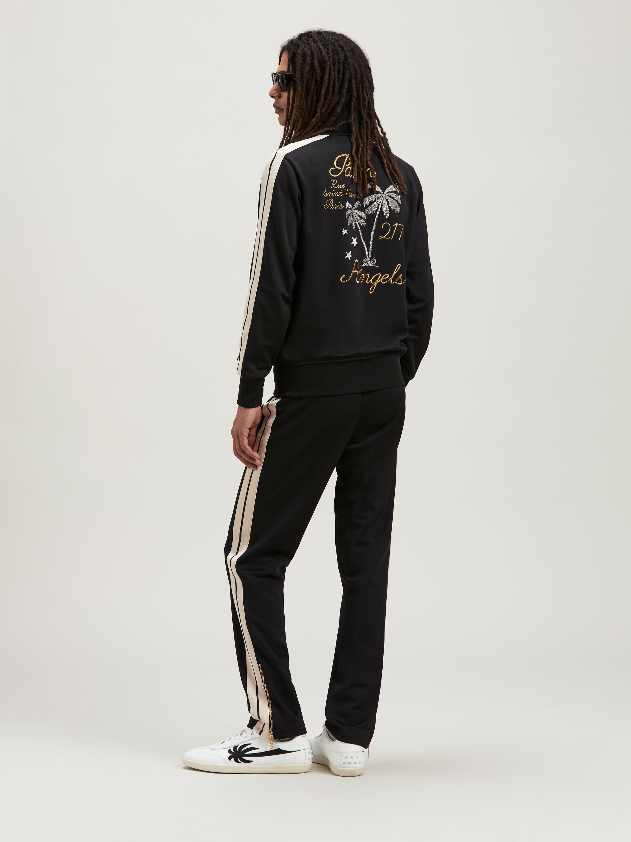 palm angels パープル　ジャージ　パーカー Palm angels tracksuit purple clearance