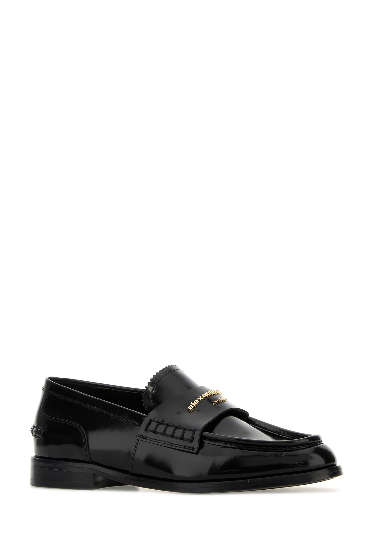 Black leather Carter loafers - 2