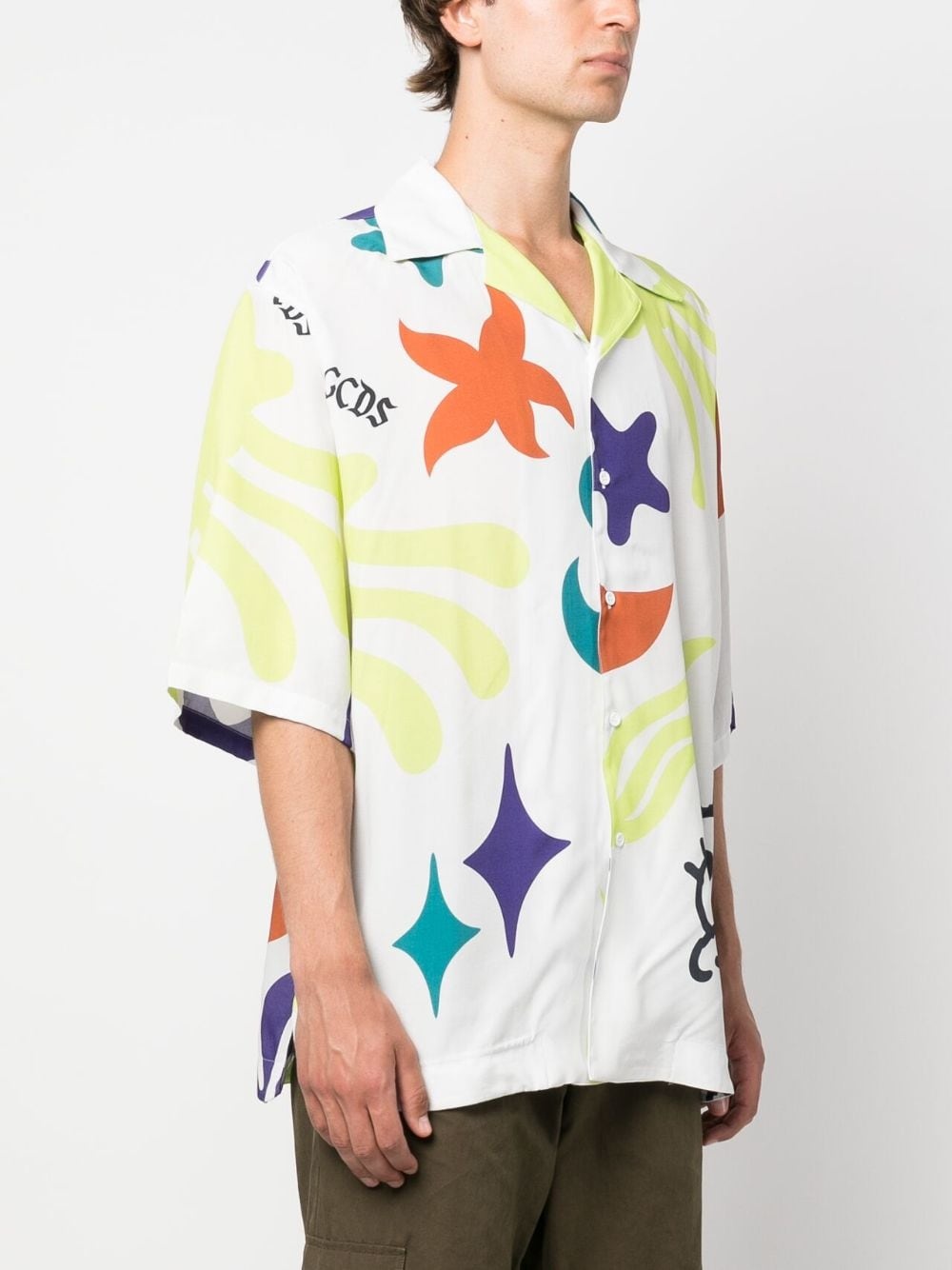 graphic-print short-sleeve shirt - 3