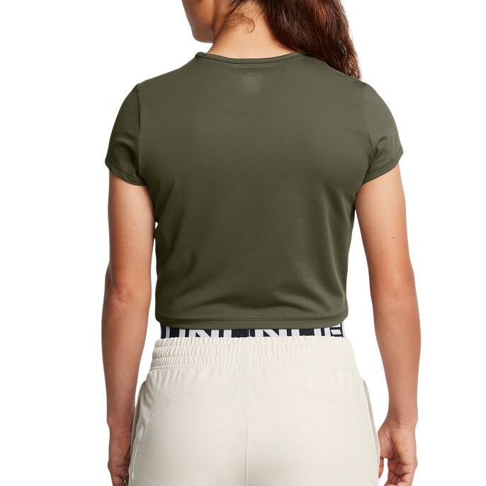 (WMNS) Under Armour Meridian Baby T-shirt 'Olive Green' 1387729-390 - 4