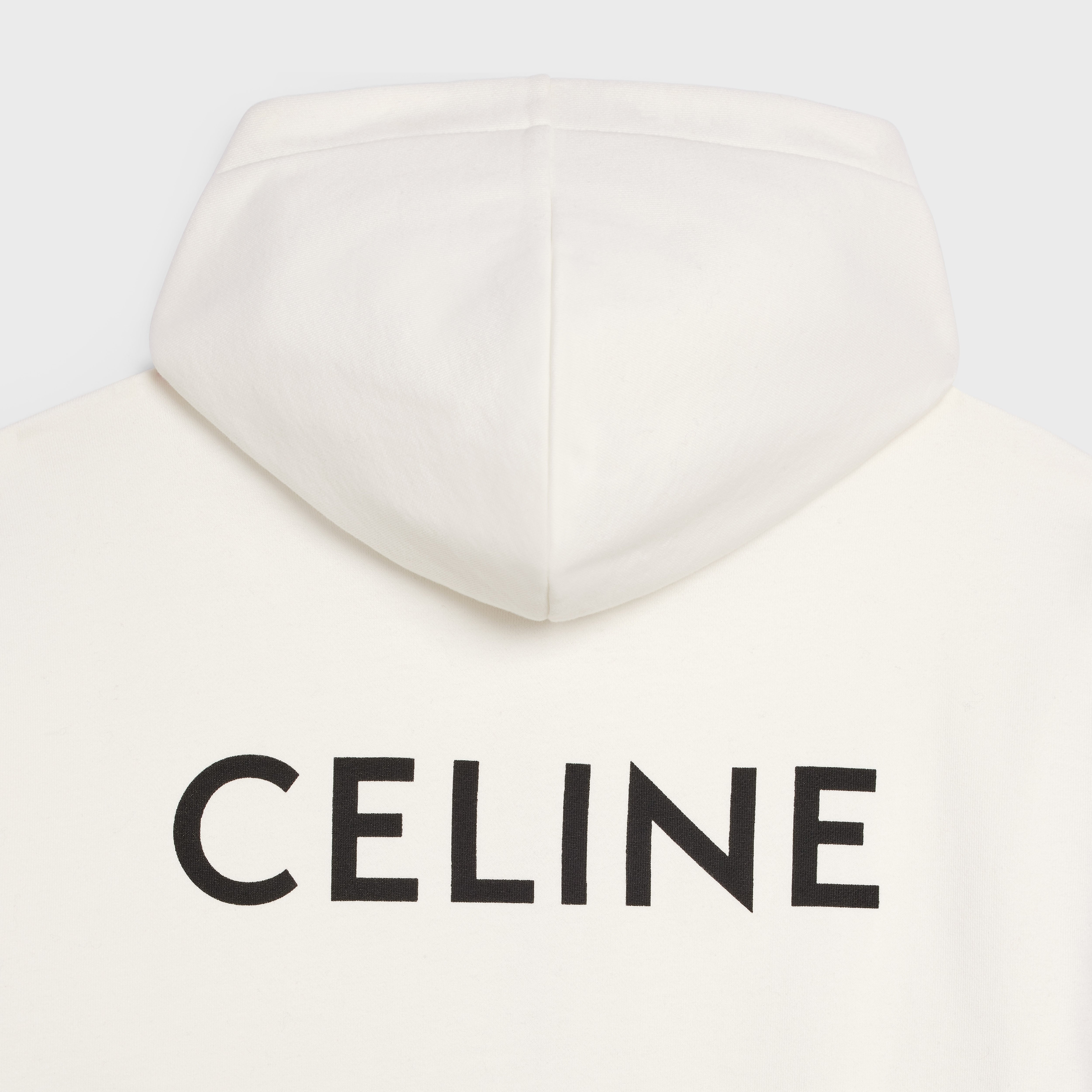 CELINE LOOSE SWEATSHIRT IN COTTON FLEECE - 3