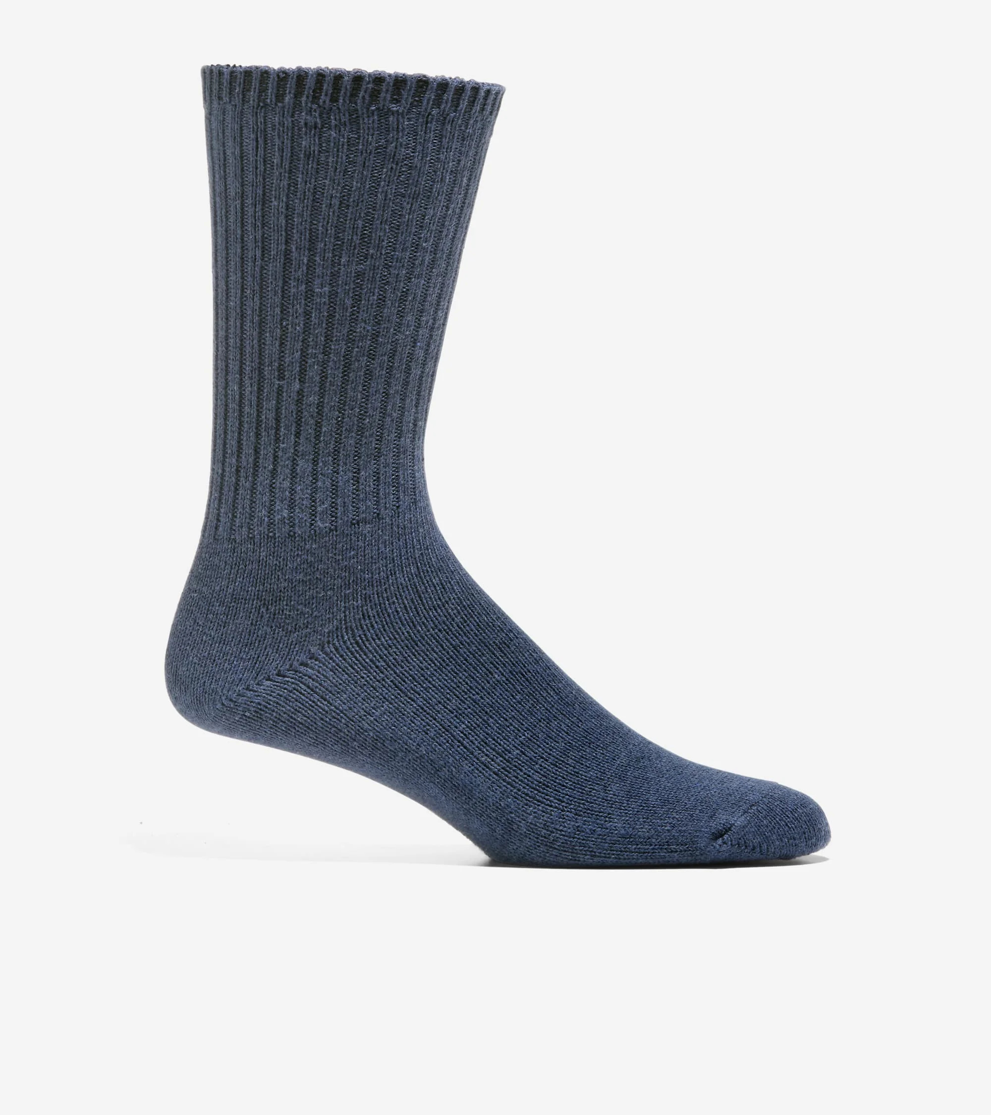 Men's Solid Marl Casual Crew Socks - 1