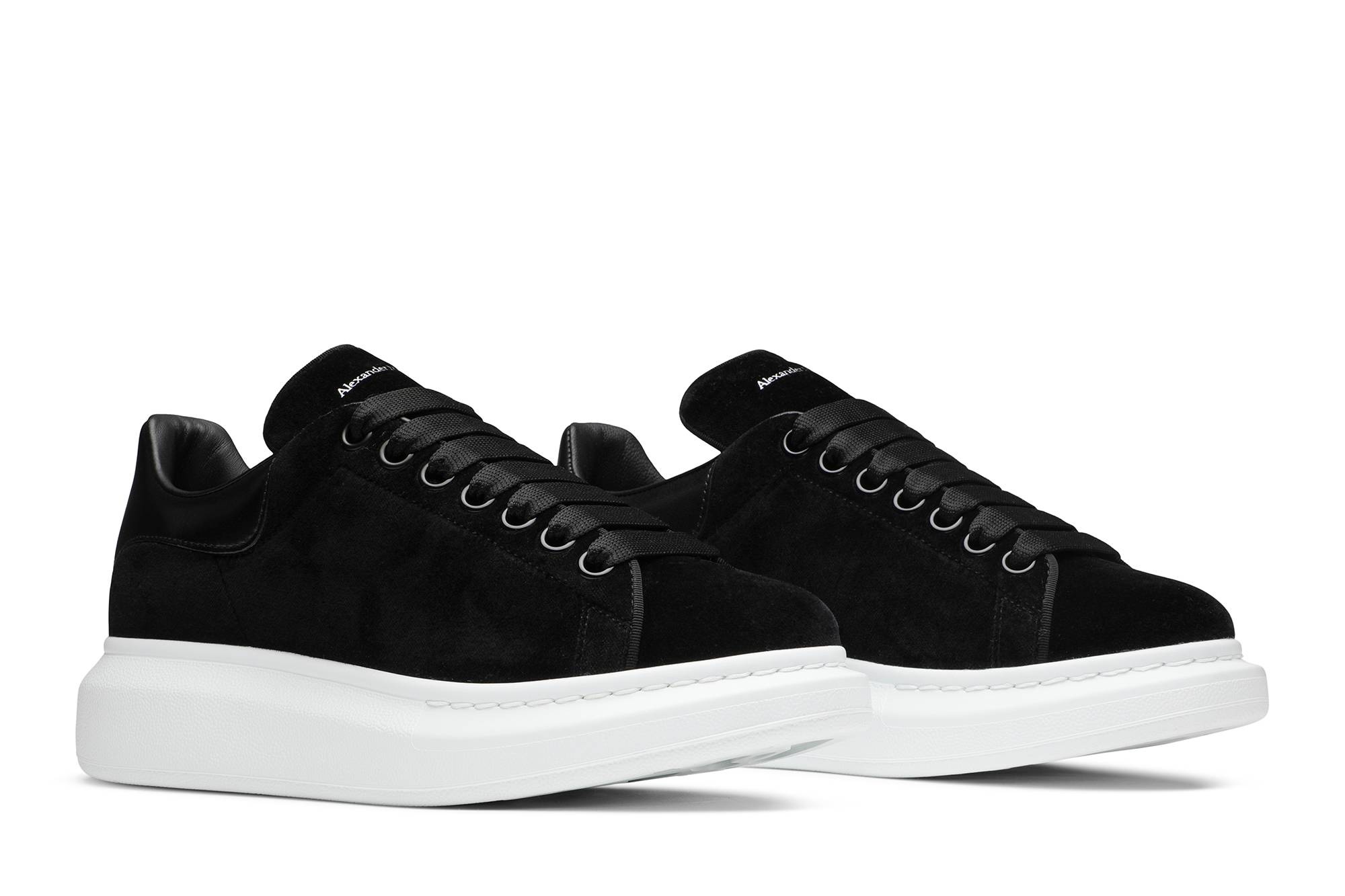 Alexander McQueen Wmns Oversized Sneaker 'Black' - 8
