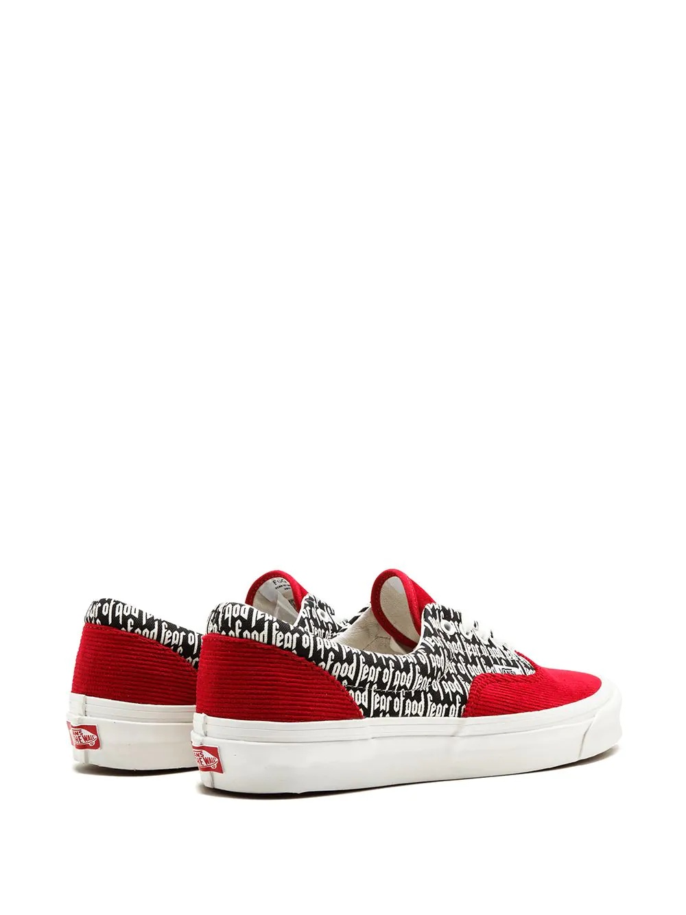 VANS VN0A3MQ5PZO Red/Corduroy  Furs & Skins->Leather - 3