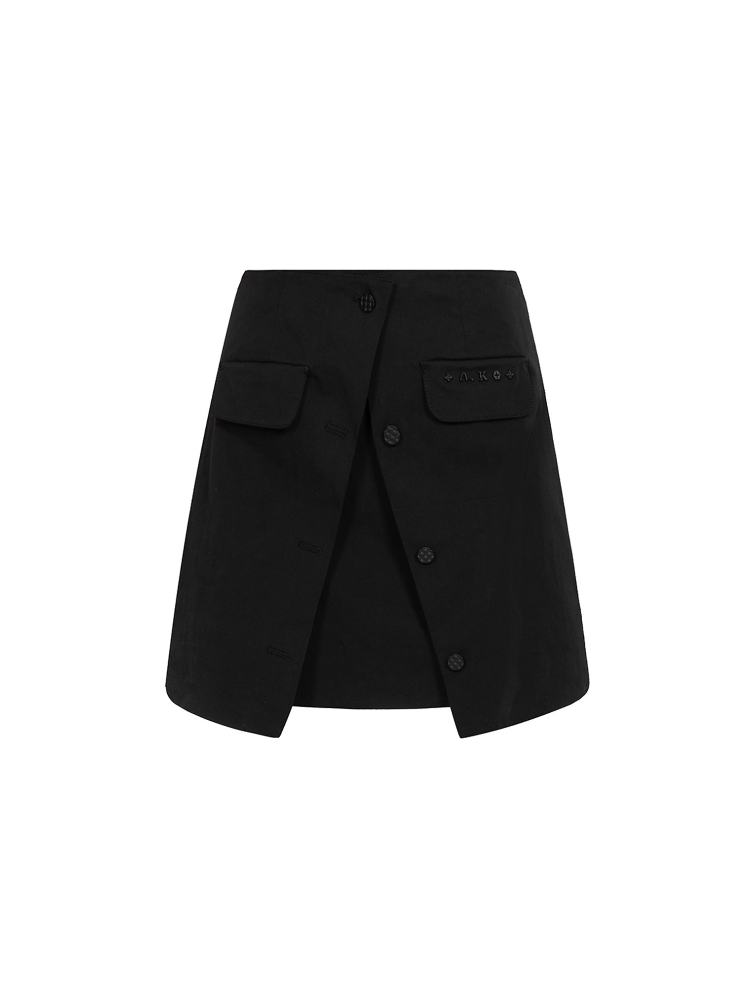 A-Line Wrap Mini Skirt - 10