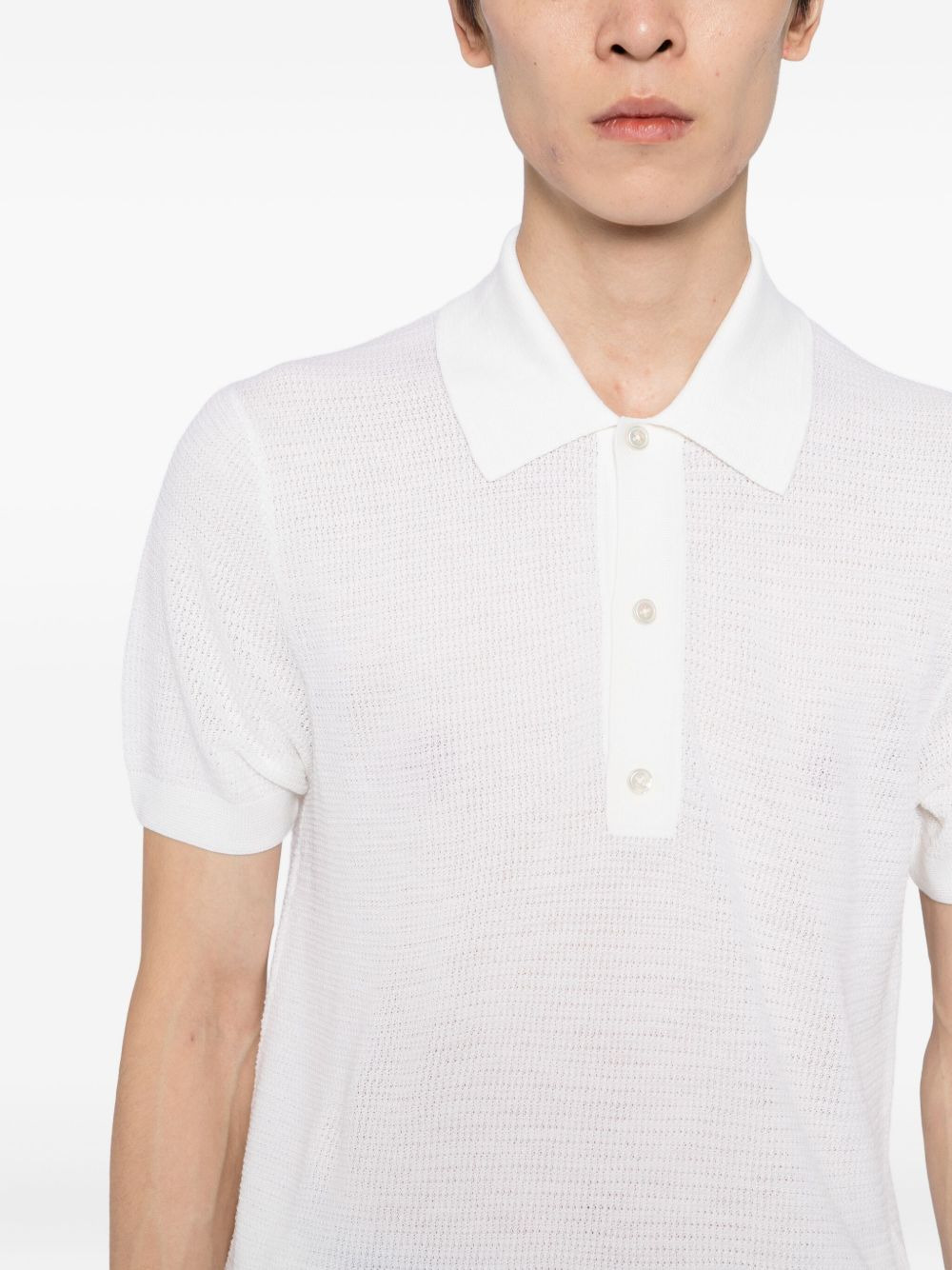 KNIT POLO SHIRT - 3