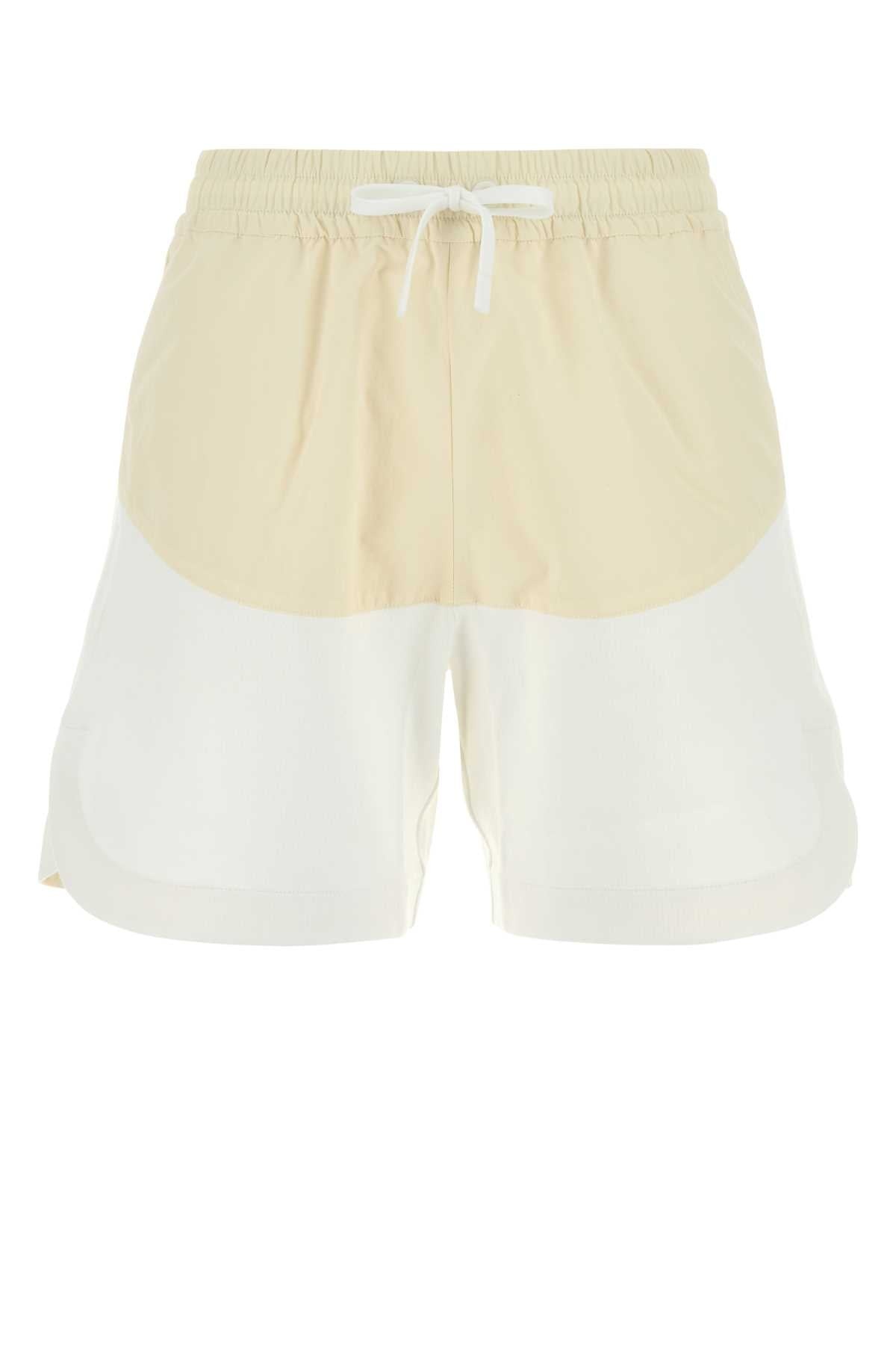Herno Women Two-Tone Stretch Cotton Blend And Nylon Shorts - 1