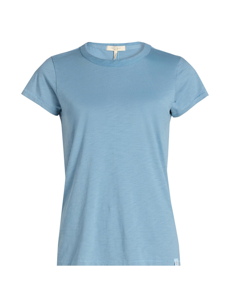 Women's The Slub Cotton T-Shirt - Fog Blue 1