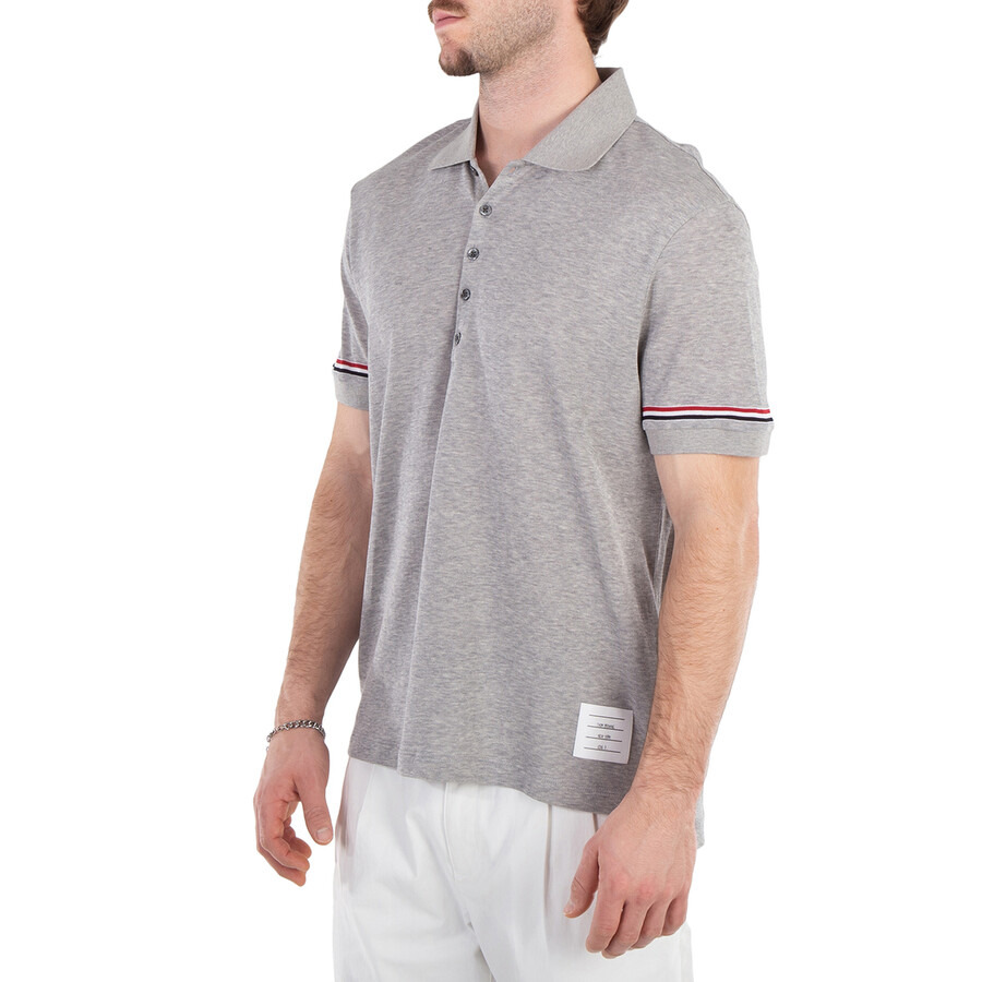 Thom Browne Short Sleeve Cotton Polo Shirt - 4