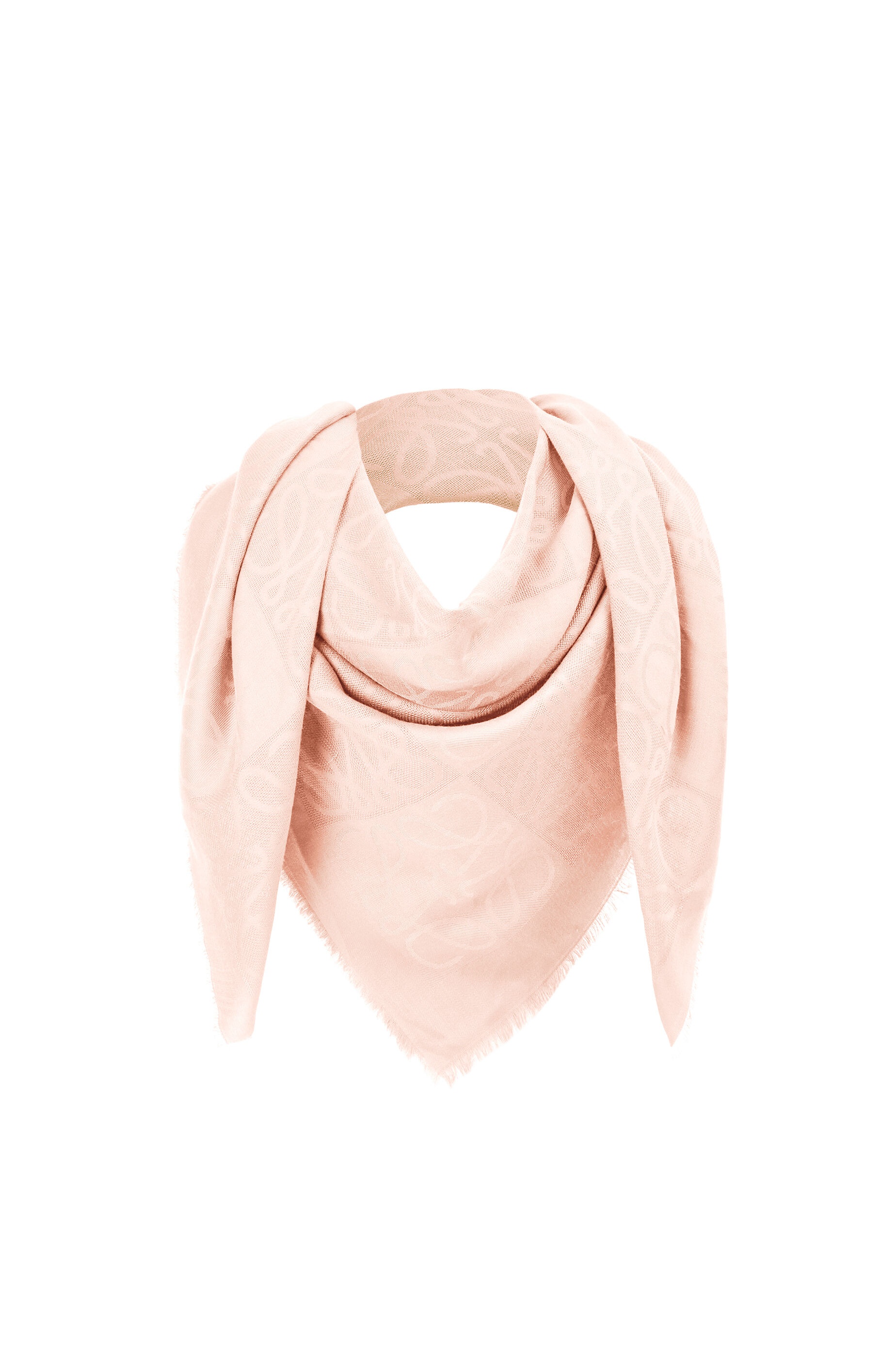 Damero scarf in wool, silk and cashmere - 2