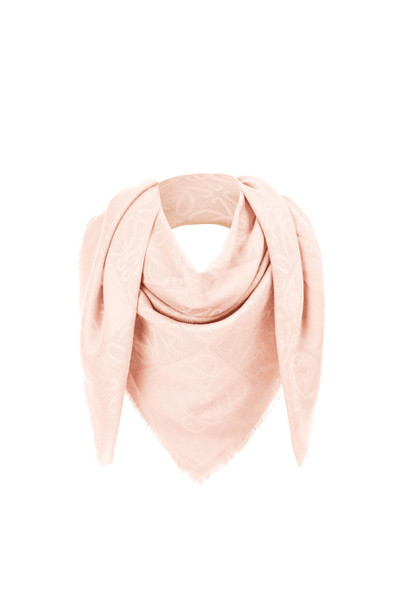 Loewe Damero scarf in wool, silk and cashmere outlook