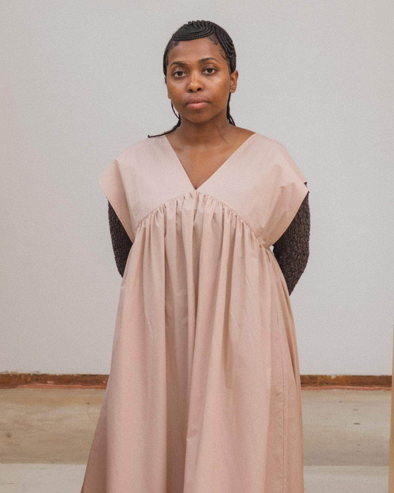 Cable Dress - Organic Cotton Poplin 4