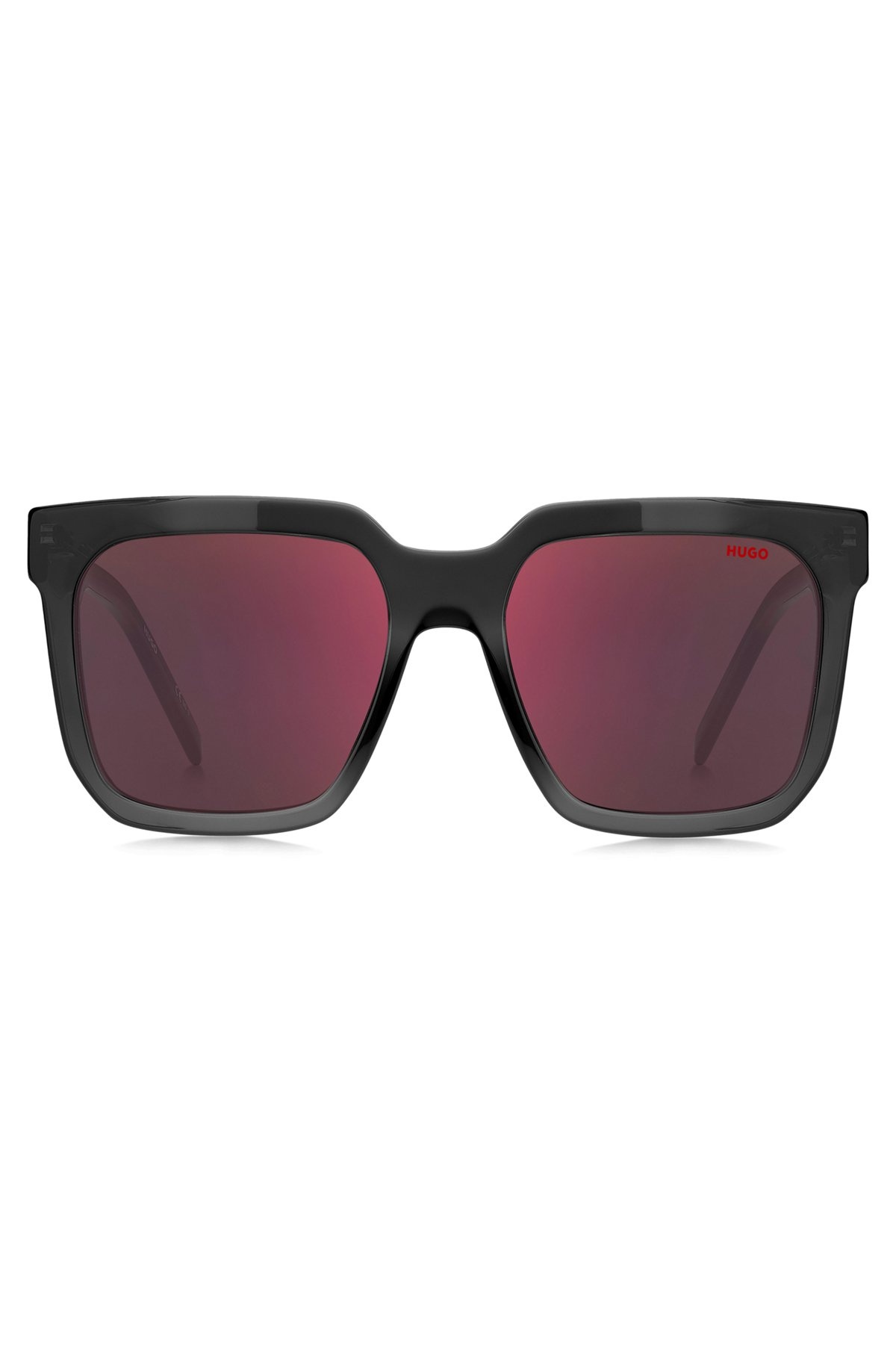 BLACK-ACETATE SUNGLASSES WITH BRANDED STRAP - 3