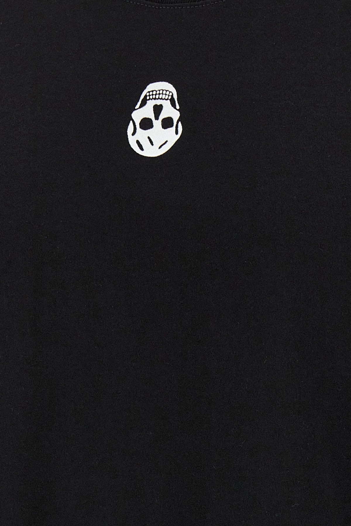 Mcqueen Men Flocked 'Skull' T-Shirt - 5
