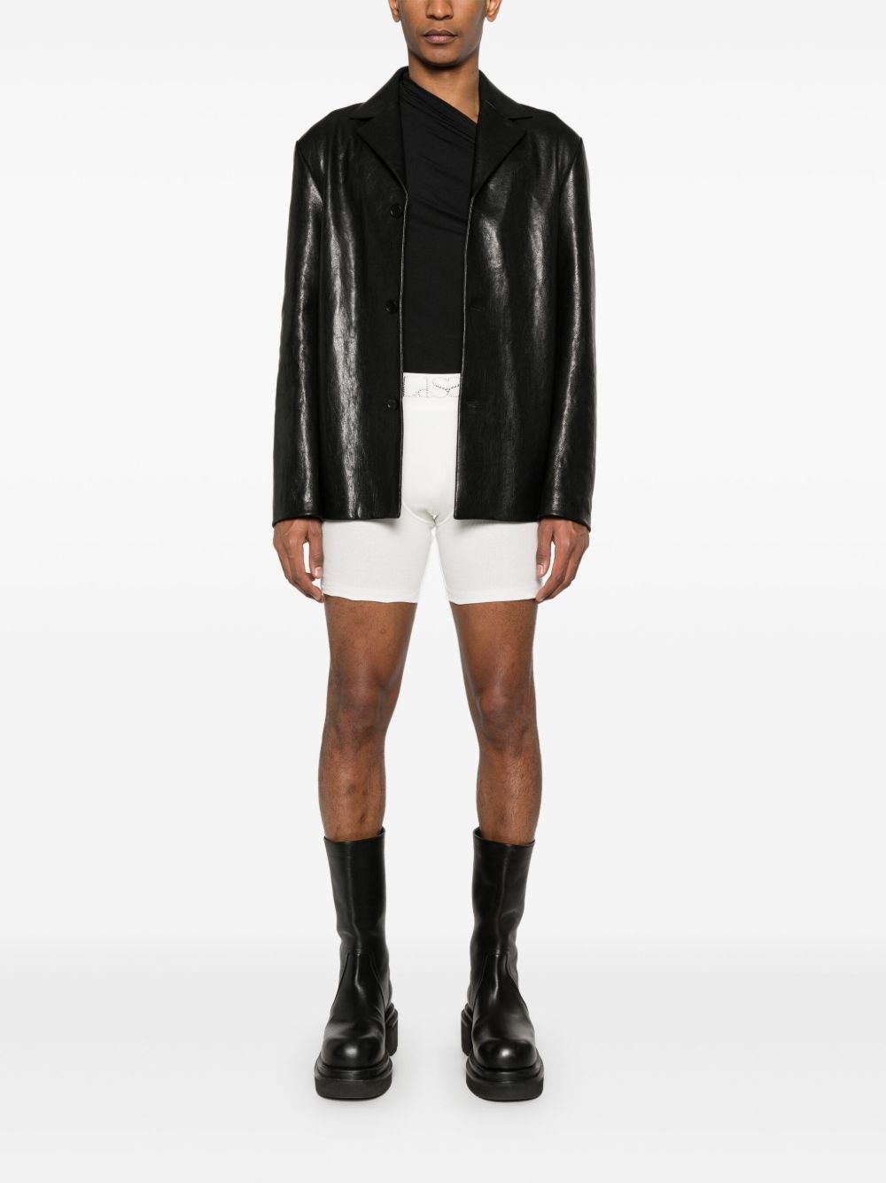 studded biker shorts - 2
