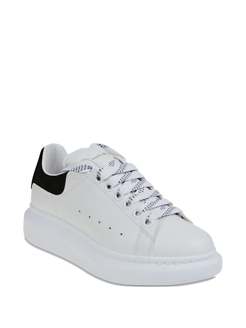 Alexander McQueen Oversized leather sneakers outlook