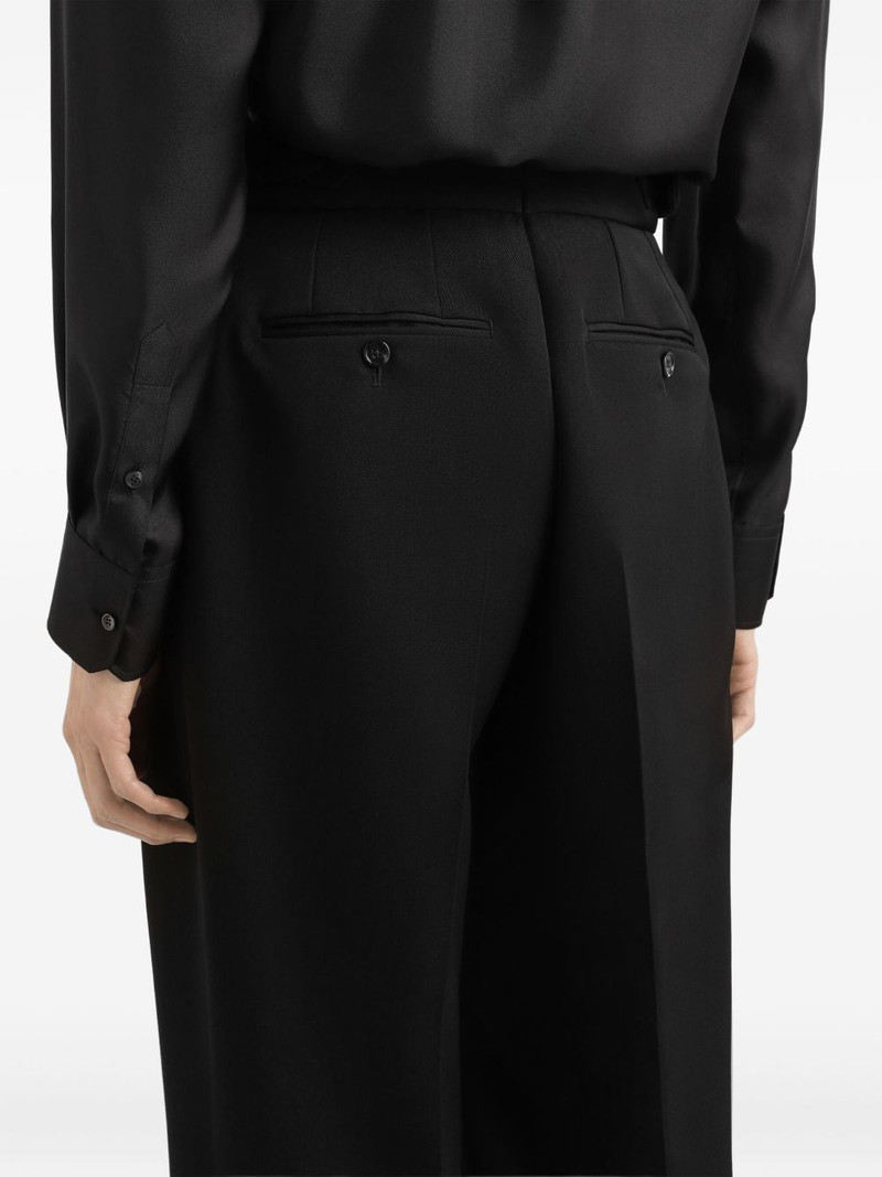 pleated belted trousers 5