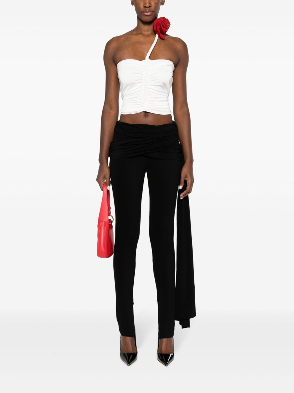 sash-detail leggings - 2