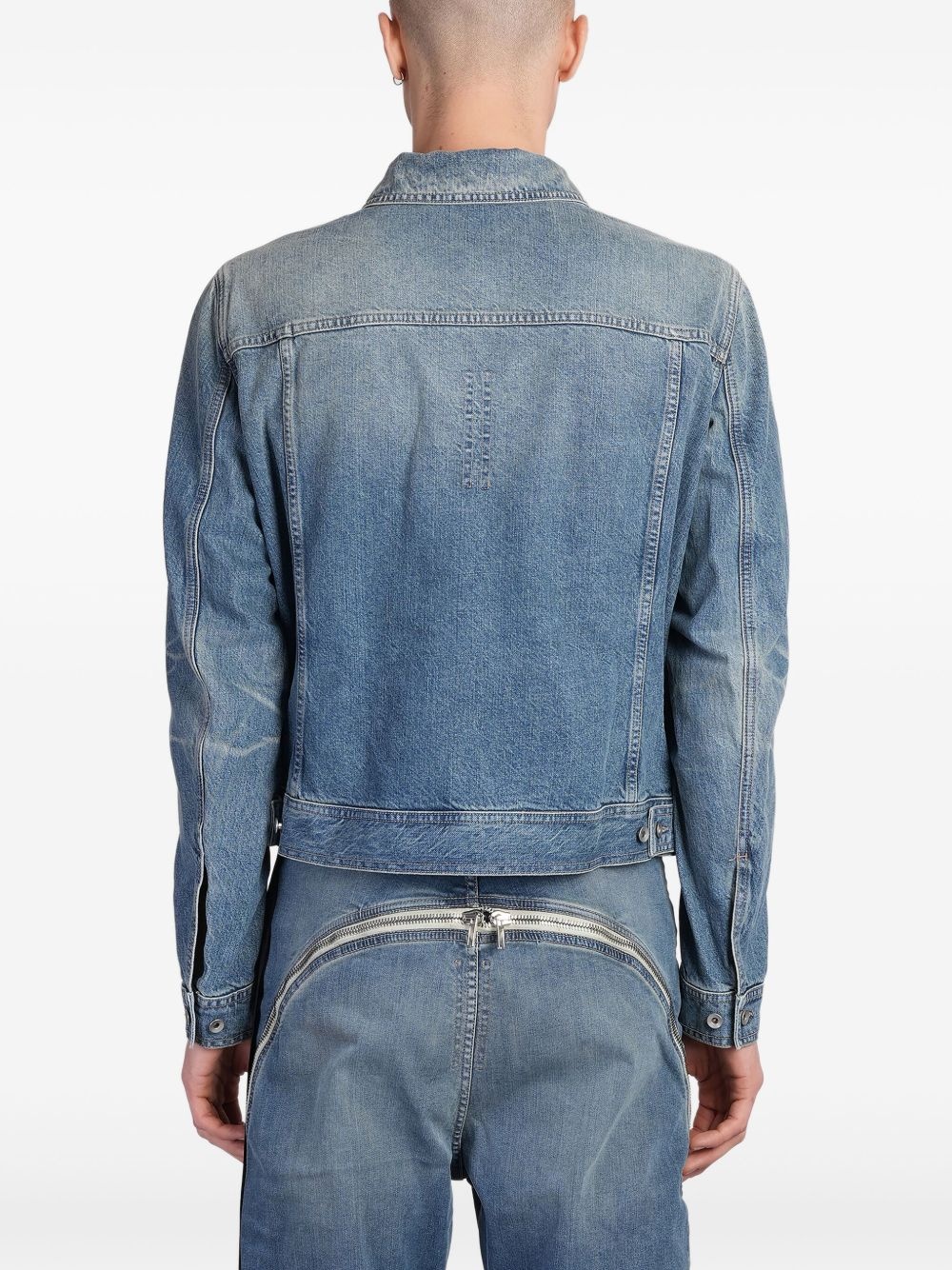 cotton denim jacket - 4