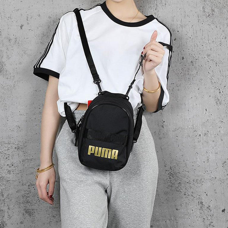 (WMNS) PUMA Core Base Mini Bag 'Black Gold' 077139-01 - 4