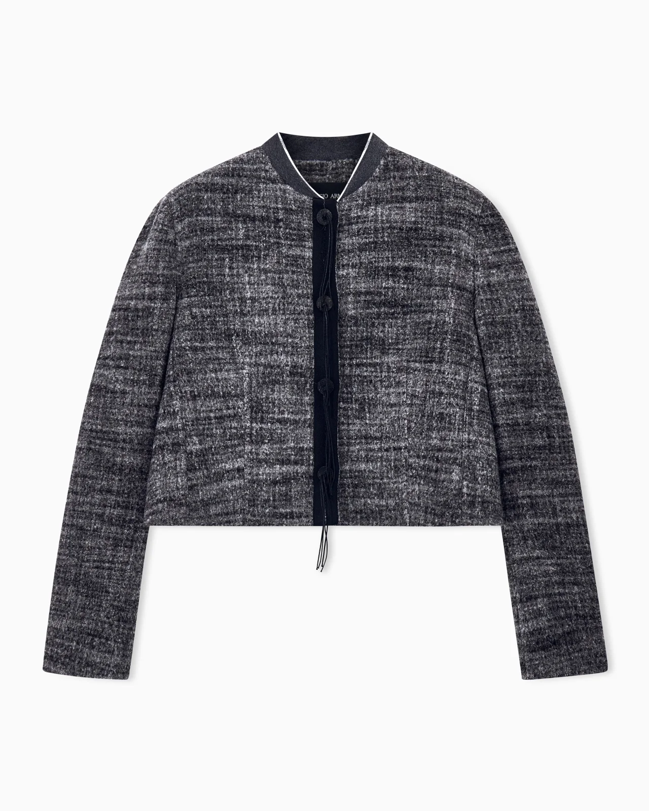 BLAZER SLIM TEXTURED LLAMA WOOL HORN BUTTONS - 1