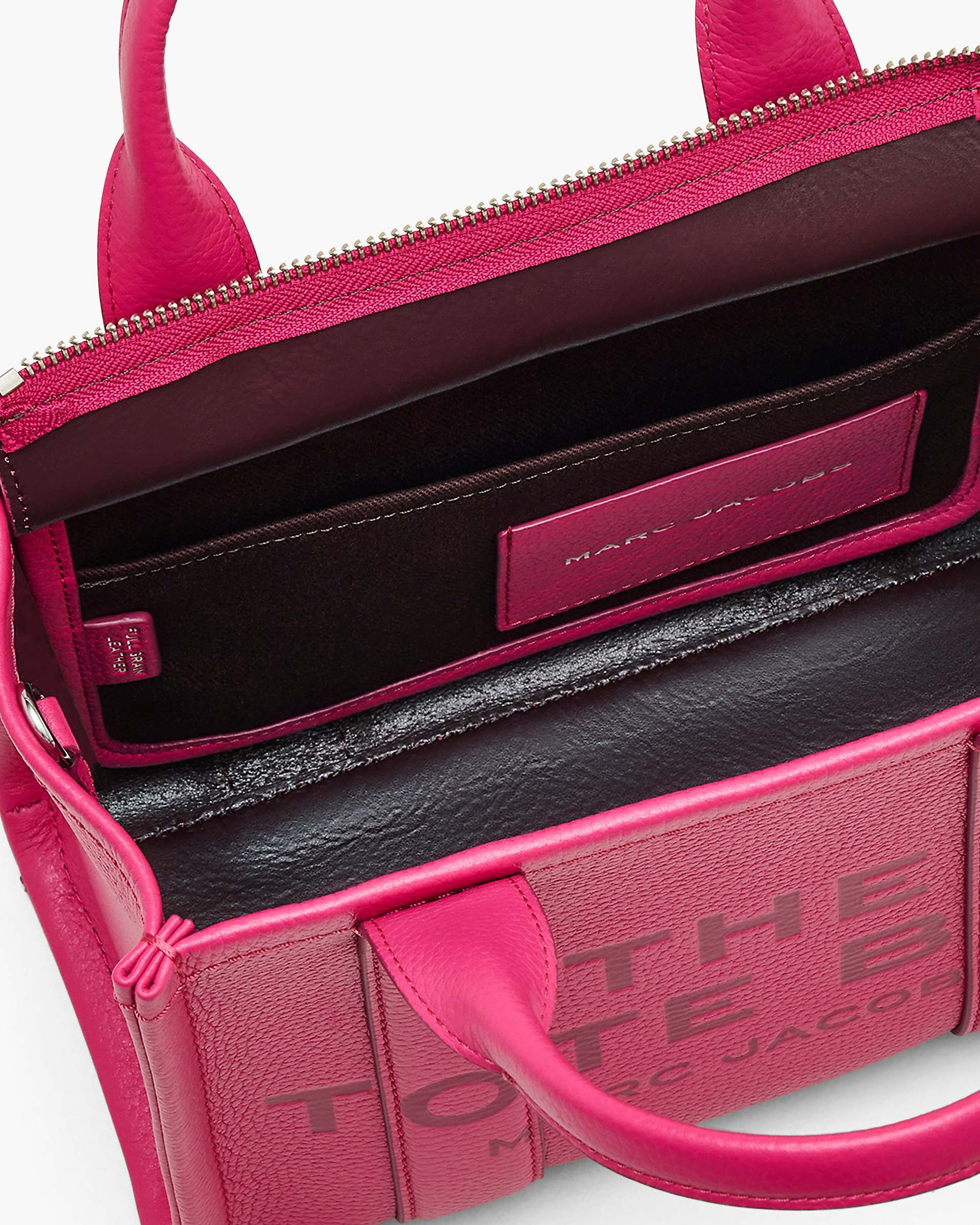 THE LEATHER SMALL TOTE BAG - 7