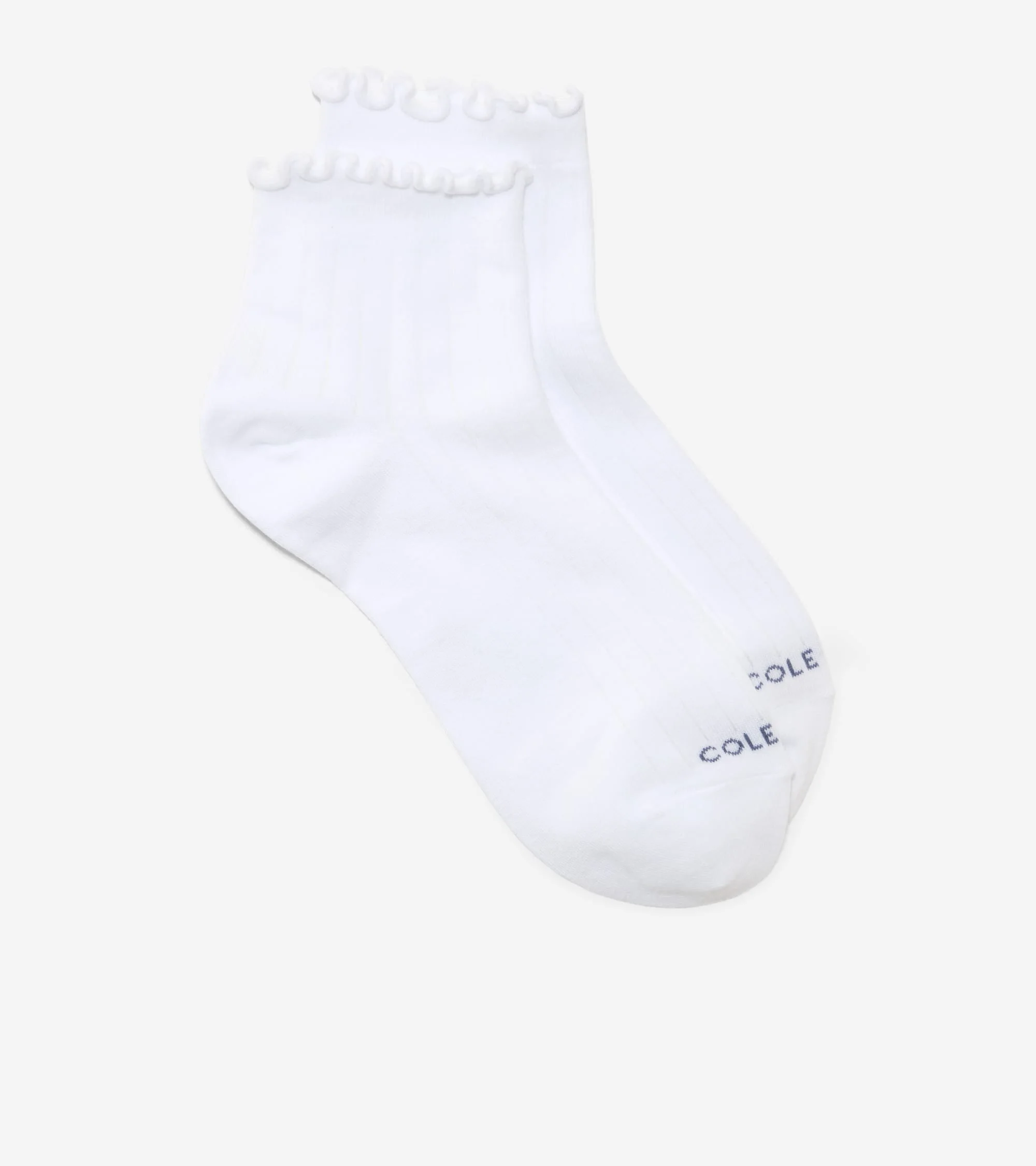 Women's 2-Pair Ruffle Quarter Ankle Socks - 1