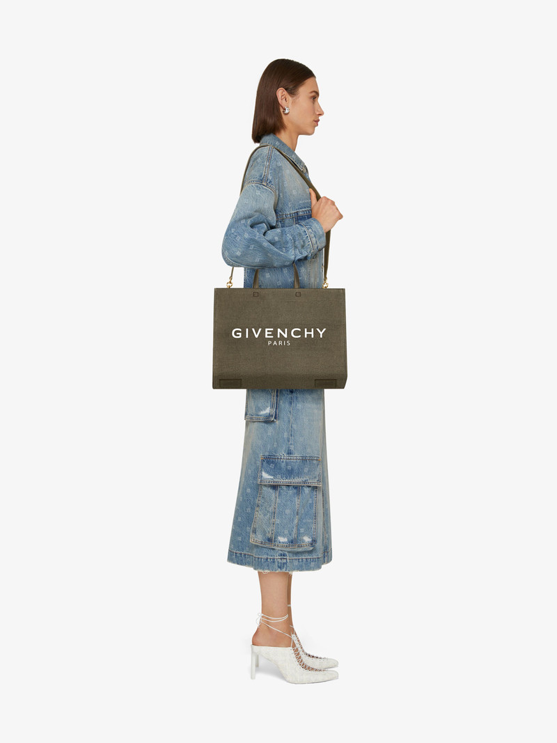 Givenchy MEDIUM G-TOTE SHOPPING BAG IN CANVAS outlook