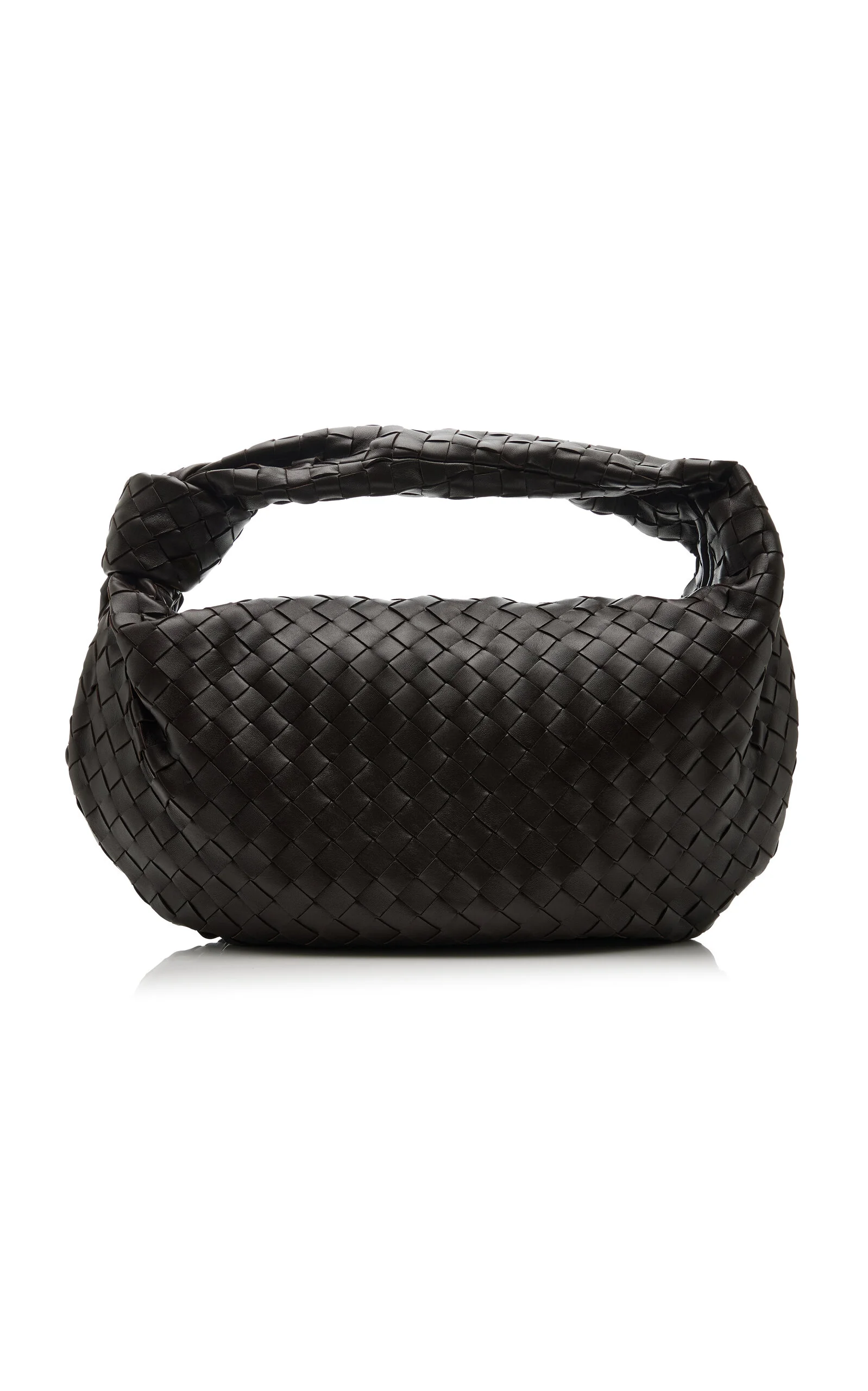 Jodie Intrecciato Leather Bag brown - 1