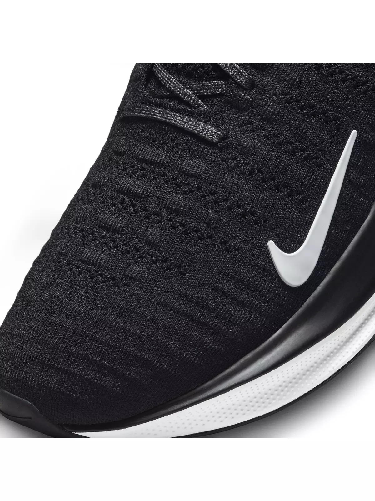 Infinity RN 4 "Black/White/Dark Grey" Men's Running Shoe - 7