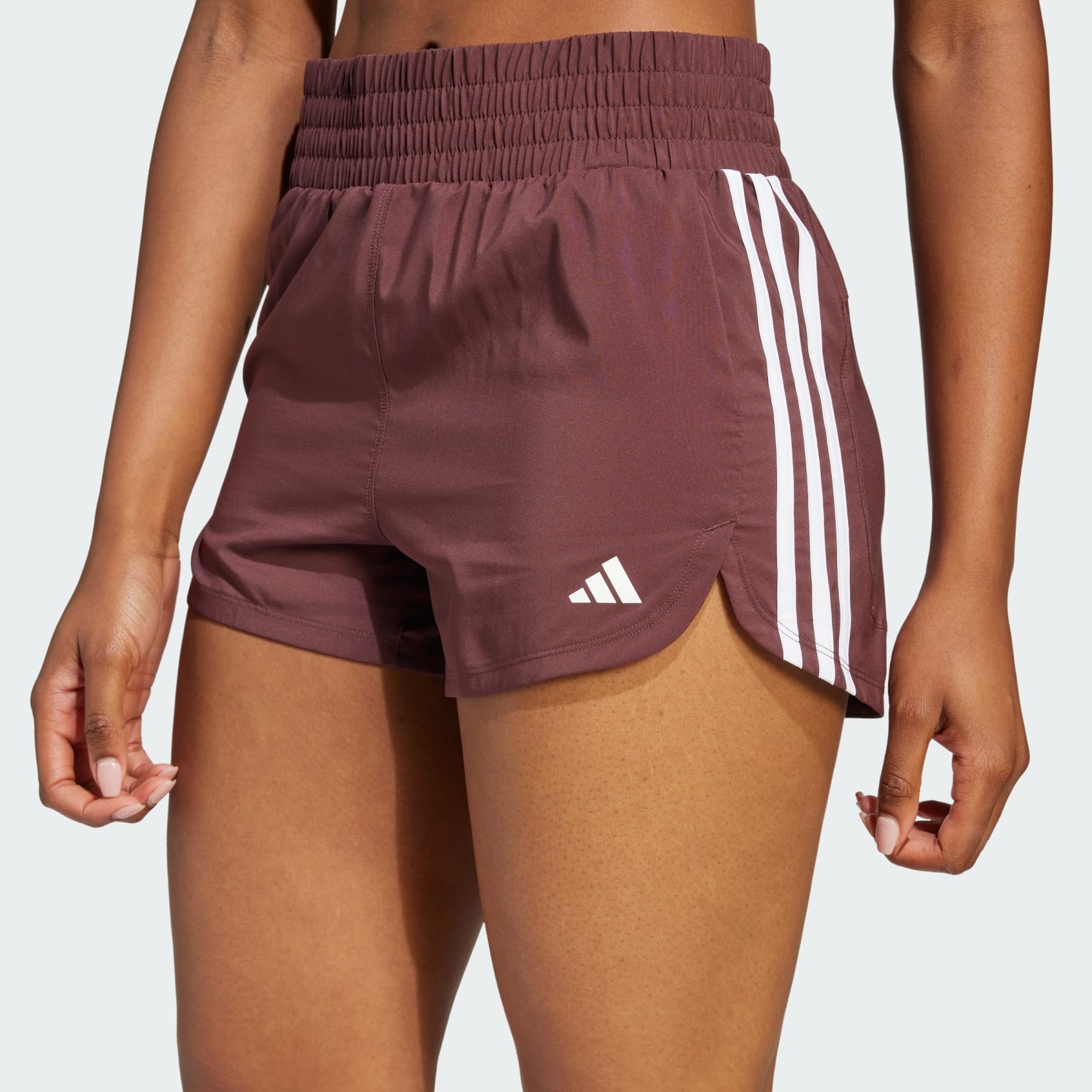 Pacer Training 3-Stripes Woven High-Rise Shorts - 5