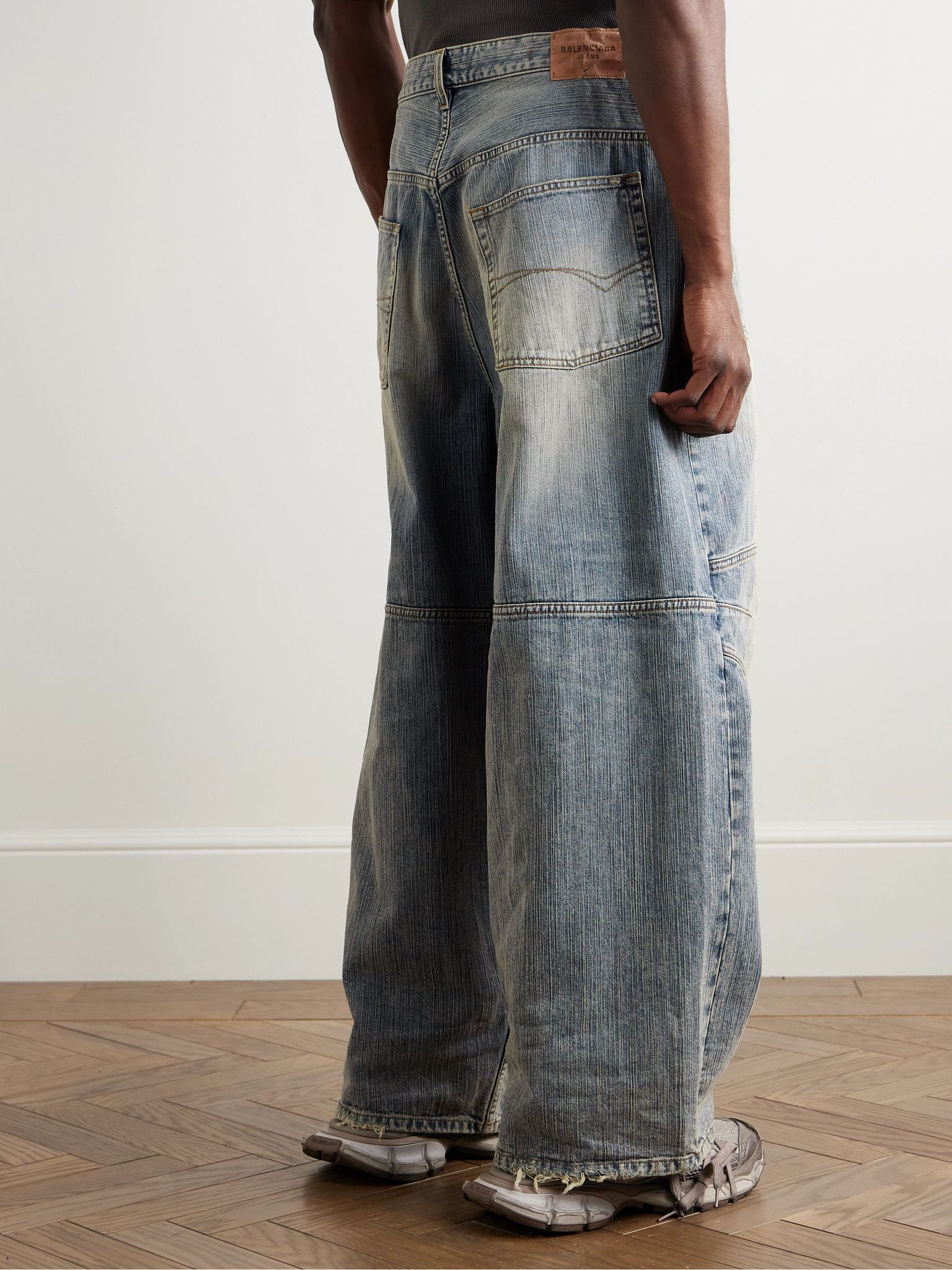 Wide-Leg Jeans Blue - 4