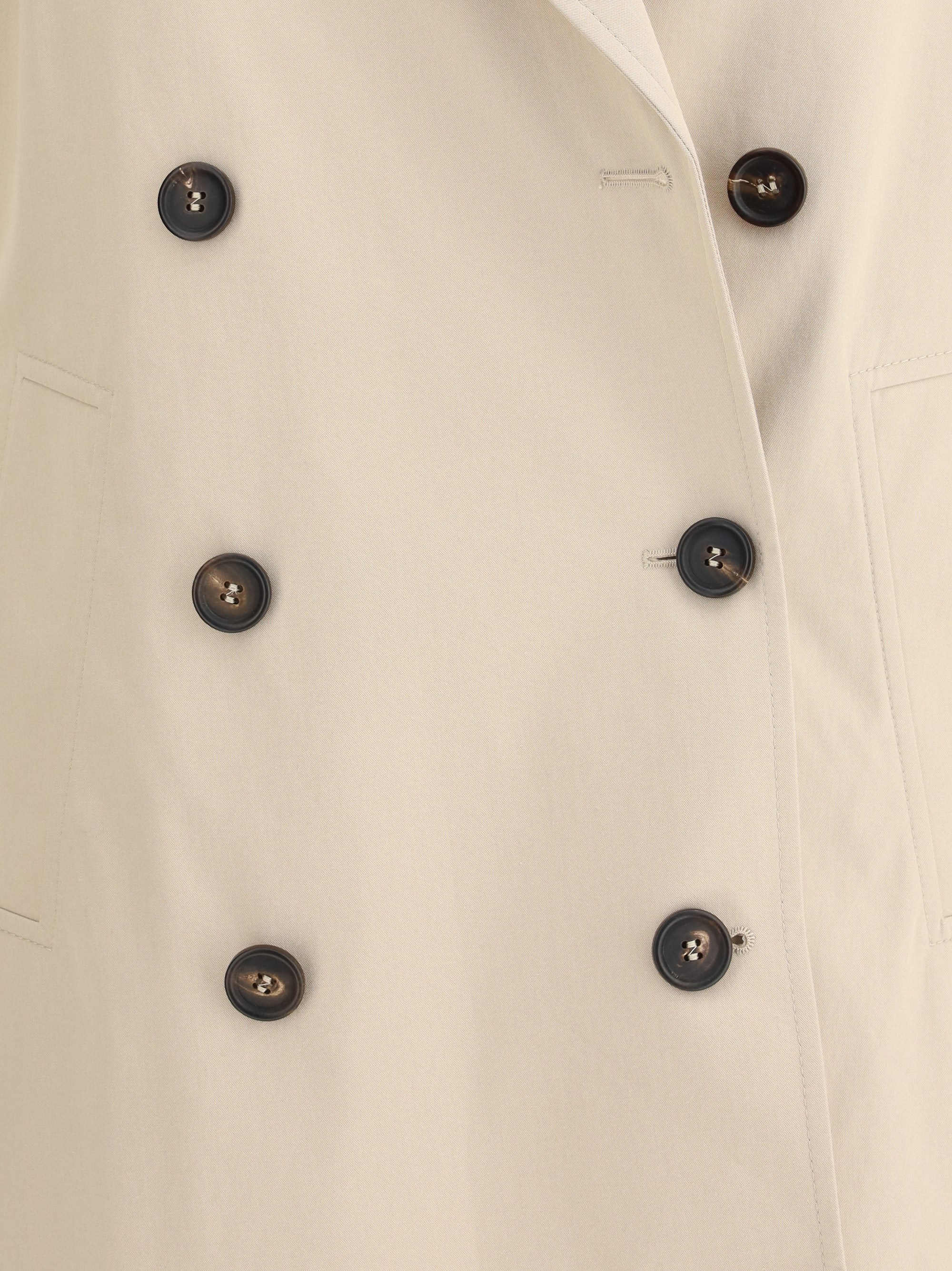 Brunello Cucinelli Women Midi Trench Coat - 3