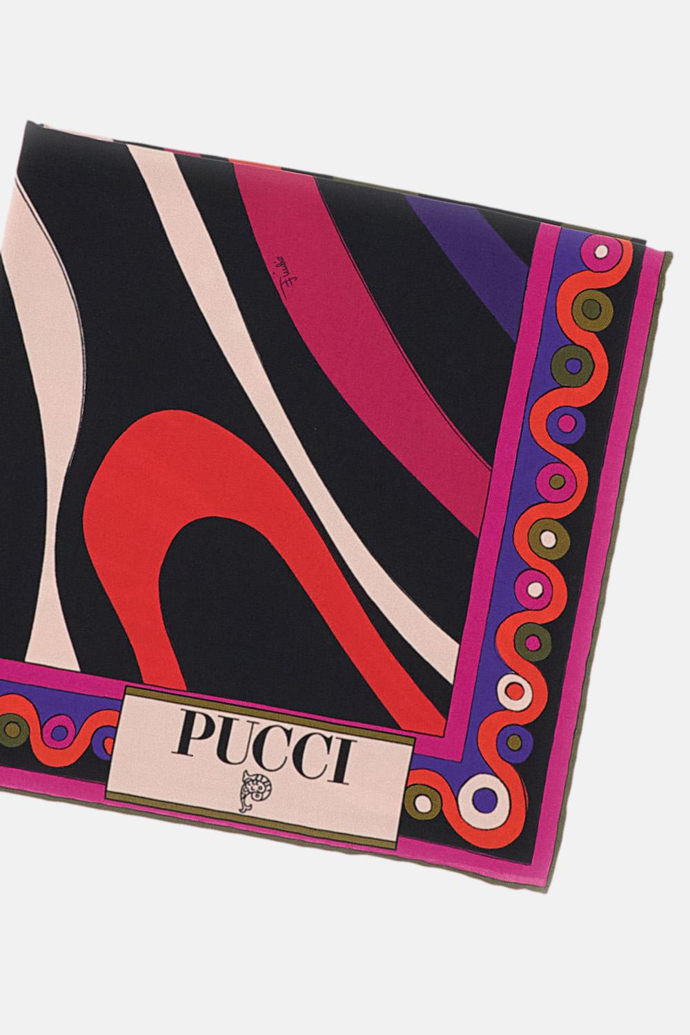 Square silk twill foulard - 2