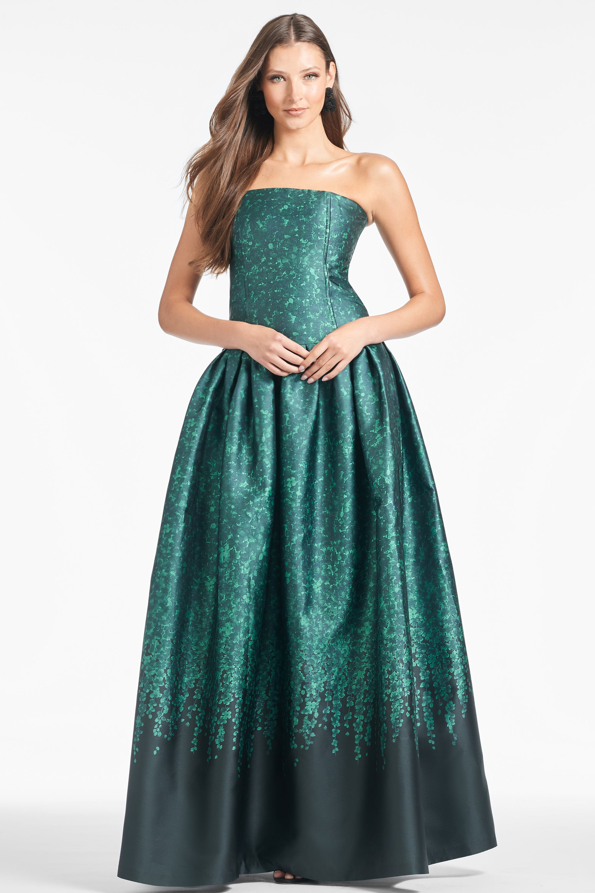 Georgina Gown - Emerald Wisteria - 2