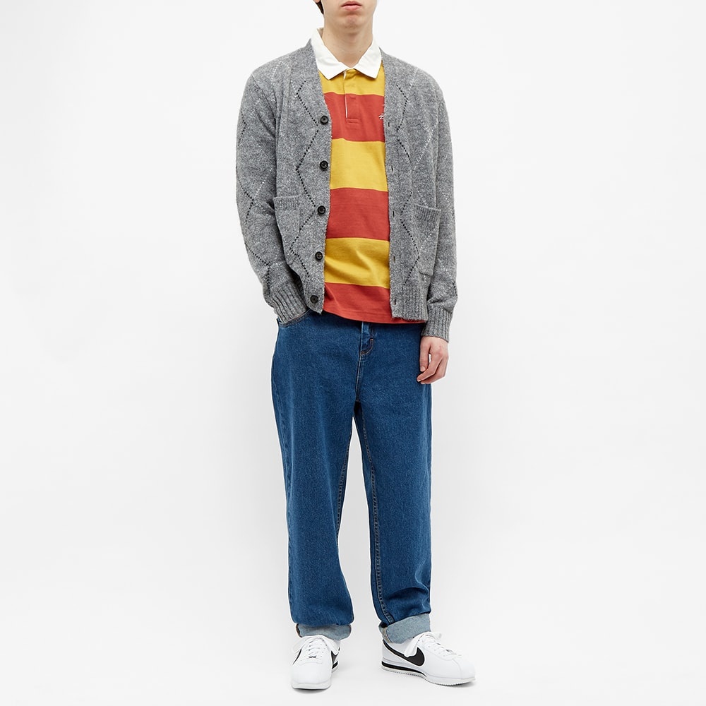 Stussy Long Sleeve Classic Stripe Rugby Shirt - 5