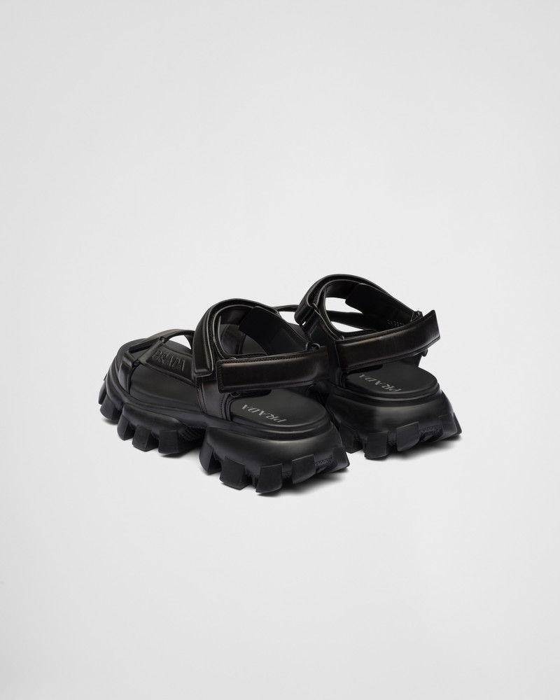 Padded nappa leather sport sandals 5