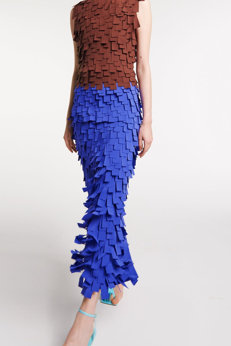 MULTI RECTANGLE TOP BROWN 2