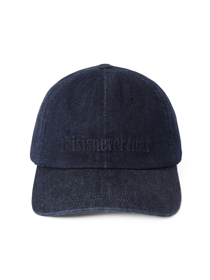 thisisneverthat® Onyx Embossed Denim Cap outlook