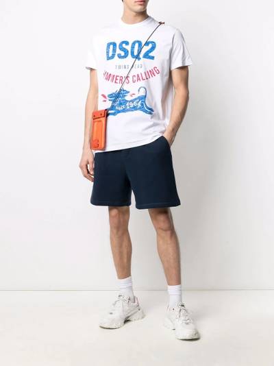 DSQUARED2 Icon knee-length track shorts outlook