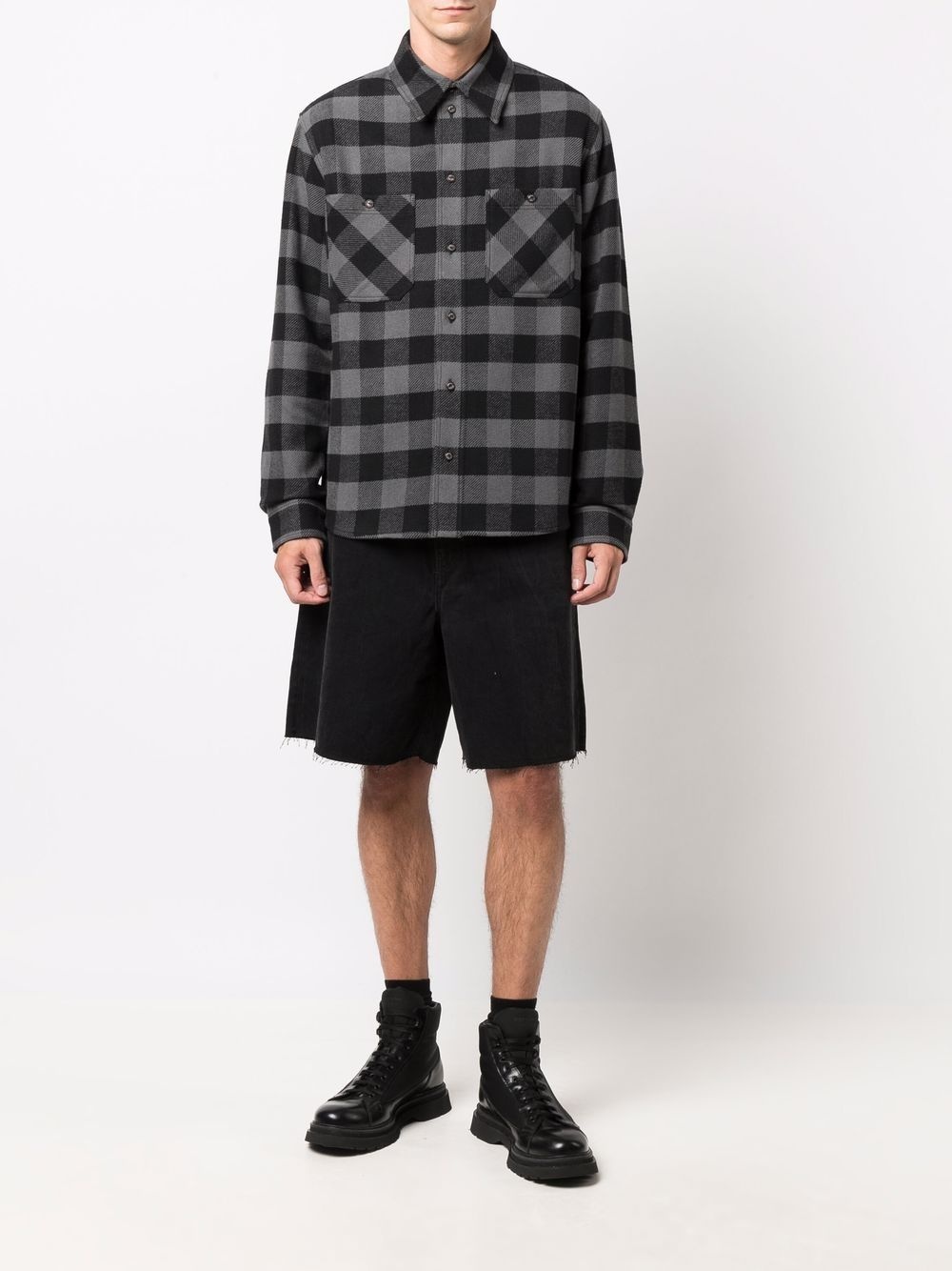 plaid flannel shirt - 3