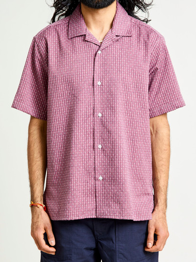 Gitman Vintage Dobby Camp Shirt in Pink outlook