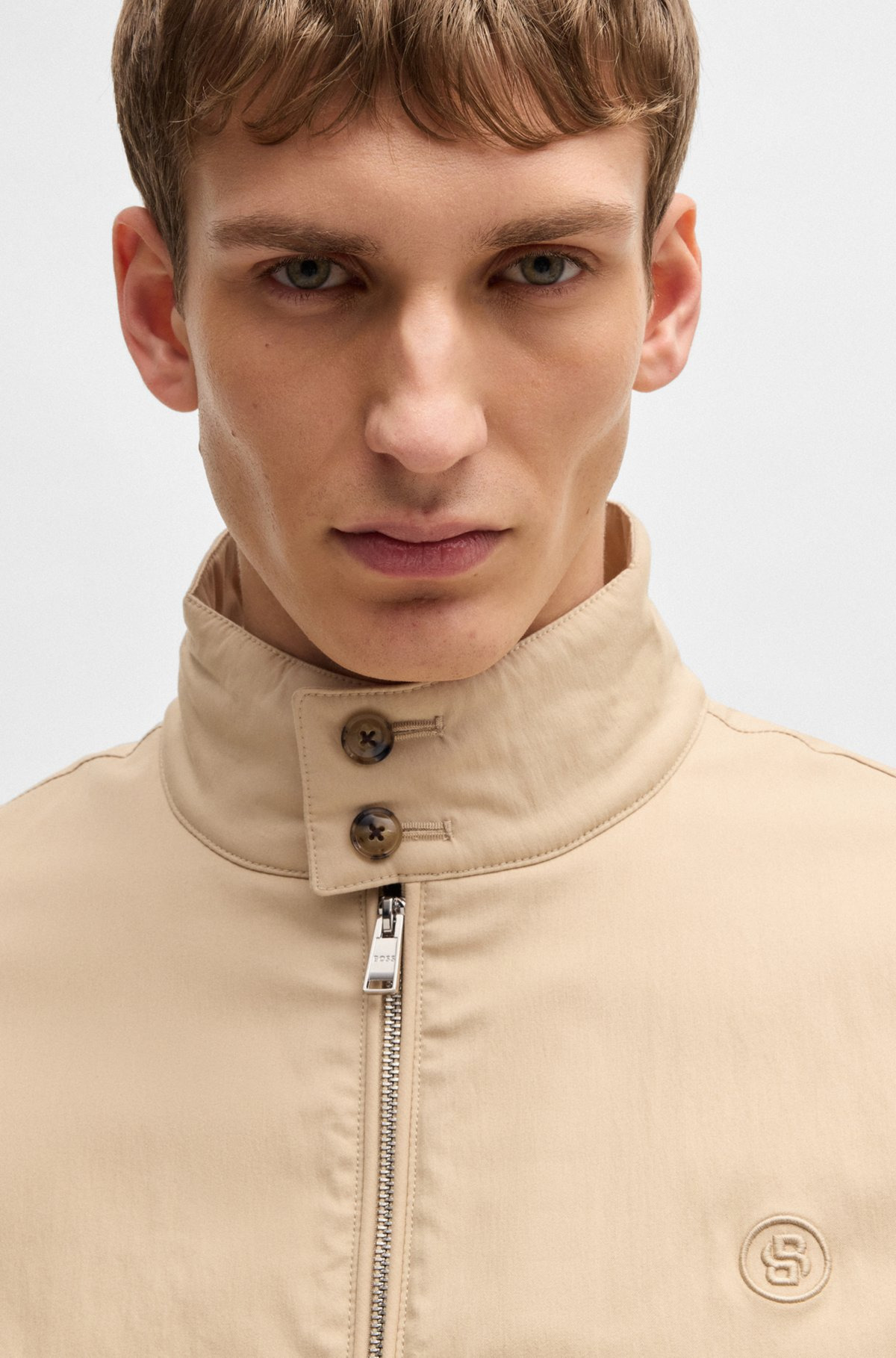 JACKET WITH DOUBLE B MONOGRAM - 5