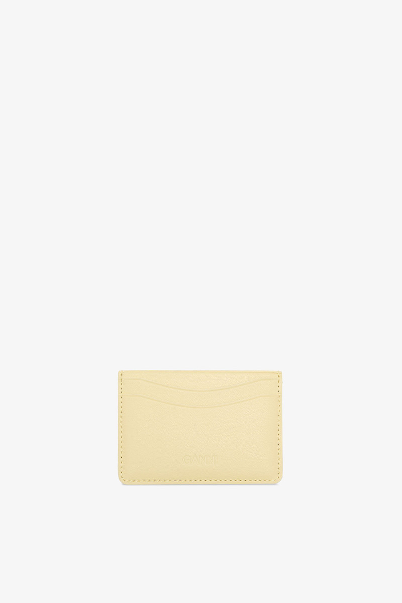 GANNI BOU CARD HOLDER IN YELLOW outlook