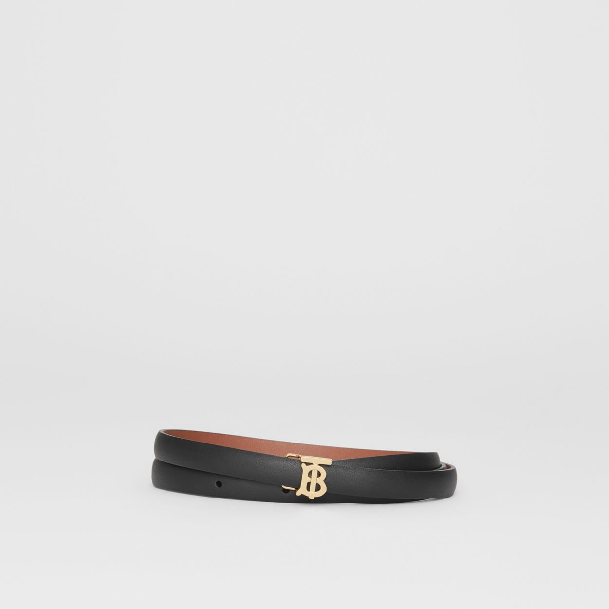 Reversible Monogram Motif Leather Wrap Belt - 1