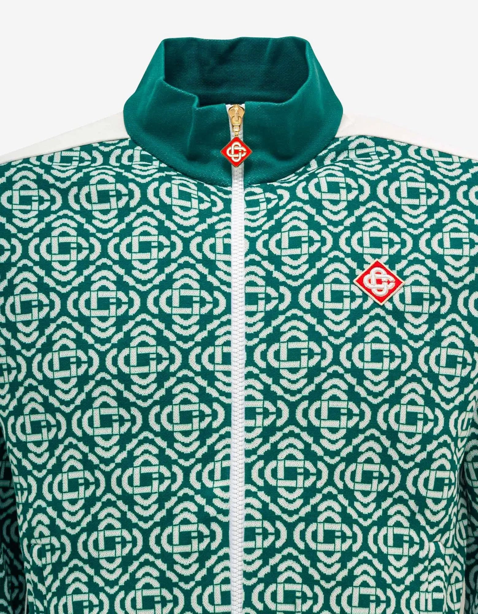 Casablanca Green Monogram Track Jacket - 4